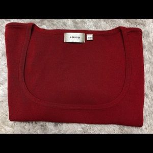 👋 Sale 😻 Red knit sleeveless top